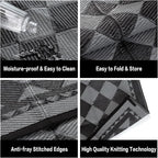 HUGEAR Outdoor Waterproof Rug 6'x9' Plastic Straw Rugs Washable Reversible - Image 6