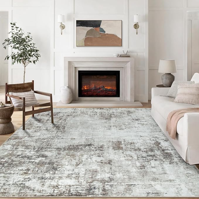 8x10 Area Rugs for Living Room Rug Washable: Modern Large Rug for Dining Room by Aelenmu