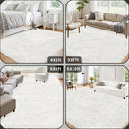 6x9 Area Rug for Living Room: Ultra Soft Fluffy Rug Modern Large Thicked Shag - Image 5