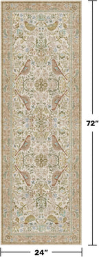 Hazo Haus Boho Long Bathroom Runner Rug 2x6 - Image 2