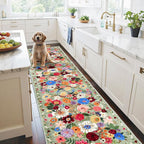 Rug for Hallways Kitchen Rug 2'6" x 14', Non Slip Washable Rugs - Image 5