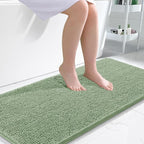 OLANLY Large Bathroom Rugs 50x30, Extra Soft Absorbent Chenille Bath Rugs by OLANLY