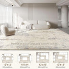 UERMEI 10x14 Washable Area Rug - Image 2