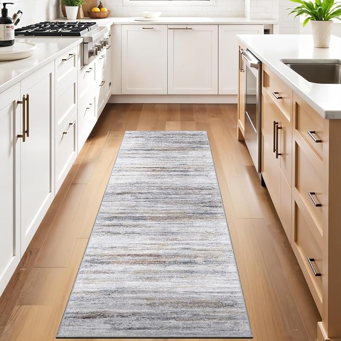 3x7 Washable Runner Rug for Family: Easy-to-Clean Runners for Hallway Entryway - Image 2