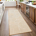 ROYHOME Modern Rug 2x6 Runners for Hallways, Abstract Kitchen Runner Rugs Non by ROYHOME