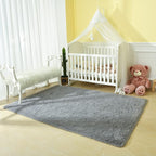 Andecor Soft Fluffy Bedroom Rugs, 4 x 6 Feet Indoor Shaggy Plush Area Rug - Image 3