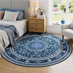 Lessymo 6FT Washable Round Area Rugs - Image 2