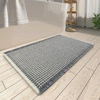 Upgraded Waffle Bath Mat, Super Absorbent Non Slip Bath Mats by AMOAMI