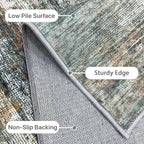 BEIMO Area Rugs 9x12 for Living Room Bedroom, Modern Abstract Machine Washable - Image 8