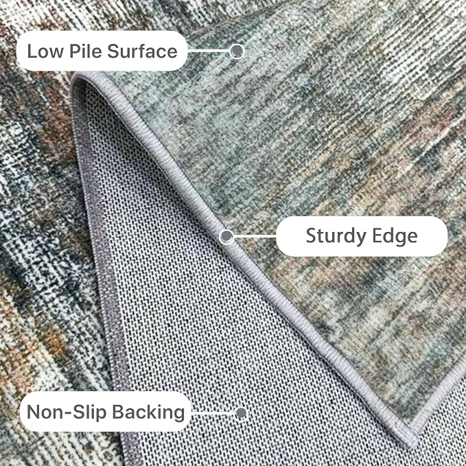 BEIMO Area Rugs 9x12 for Living Room Bedroom, Modern Abstract Machine Washable - Image 8