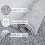 Chicrug Soft Runner Rugs for Bedroom Living Room Plush Fluffy Rug 2x7 Feet - Image 6