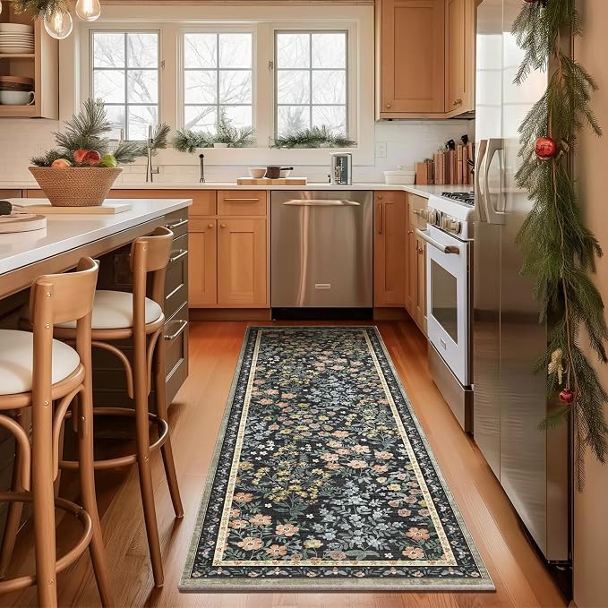 Machine Washable Rug Runners for Hallways: 2'6"x8' Kitchen Rugs Stain Resistant - Image 2