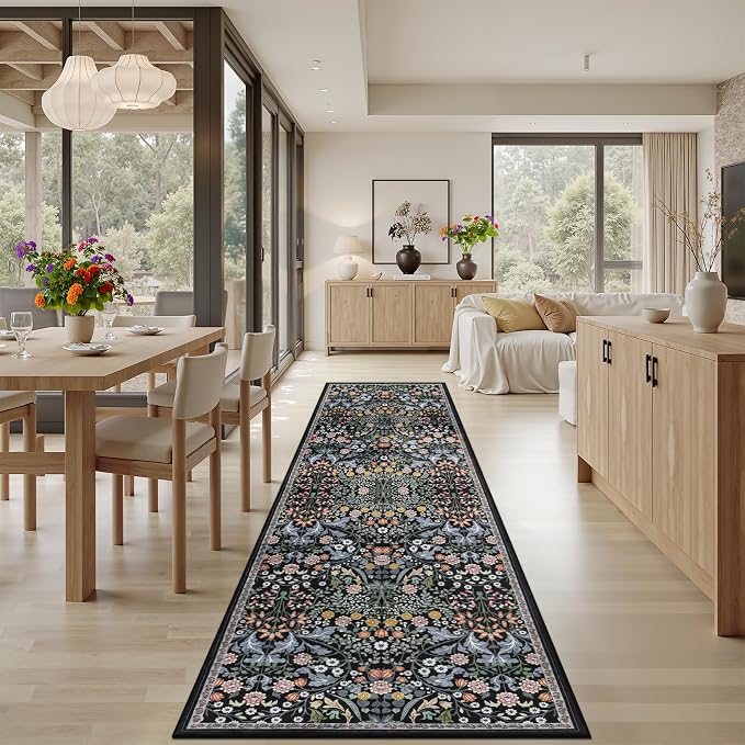 Runner Rug for Entryway: 3x10 Kitchen Rugs Non Slip Washable Ultra-Thin Soft - Image 4