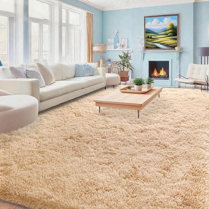 Mugorn Area Rugs 10x14 Living Room, Large Fluffy Area Rugs by MUGORN