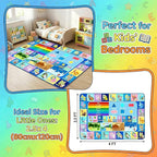 Kids Rug for Playroom Bedroom, 2.5x4 Feet Educational ABC Area Rug for - Image 3
