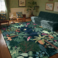 LIVEBOX Washable Jungle Dark Green Rugs 9x12 by LIVEBOX