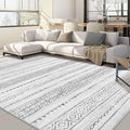 Nakagishi 10x14 Area Rugs Living Room: Washable Boho Large Neutral Modern Soft by NakagishiAreaRug