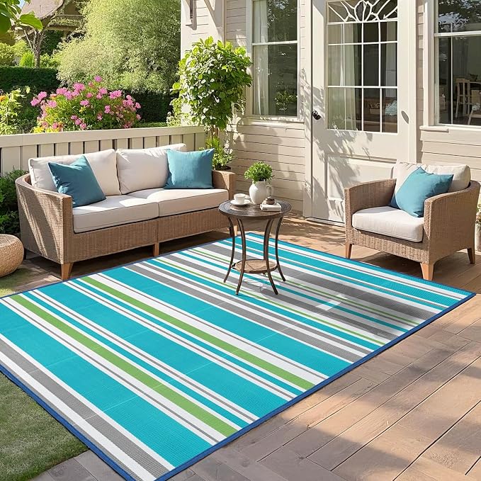 Outdoor Patio Plastic Rug Waterproof - Image 7