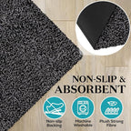 Premium Microfiber Indoor Door Mat – 24"x36" Washable Entry Mat, Waterproof - Image 4