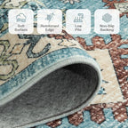 Lofus Vintage Living Room Rugs 5x7, Soft Machine Washable Area Rug - Image 8
