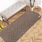 PURRUGS Dirt Trapping Door Mat 24" x 70", Non-Slip Machine Washable Entry Rug by PURRUGS