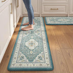 Collive Boho Anti Fatigue Kitchen Mats Sets 2 Piece Non Skid Kitchen Mats by Collive