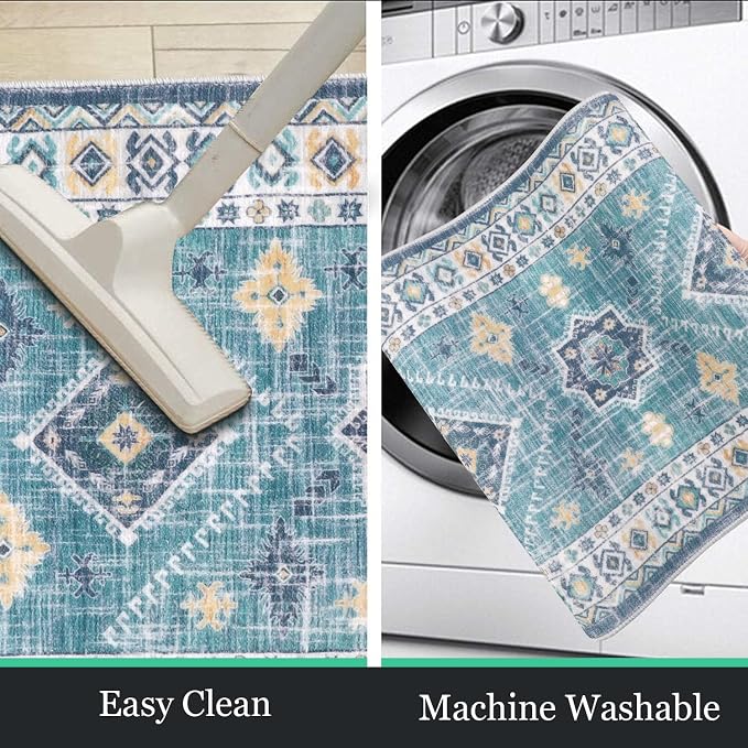 HEBE Boho Kitchen Rug Sets 3 Piece - Image 5