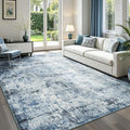 Rugflix 5x7 Area Rugs for Living Room, Washable Large Rug Stain-Resistant Low by RugflixAreaRugs