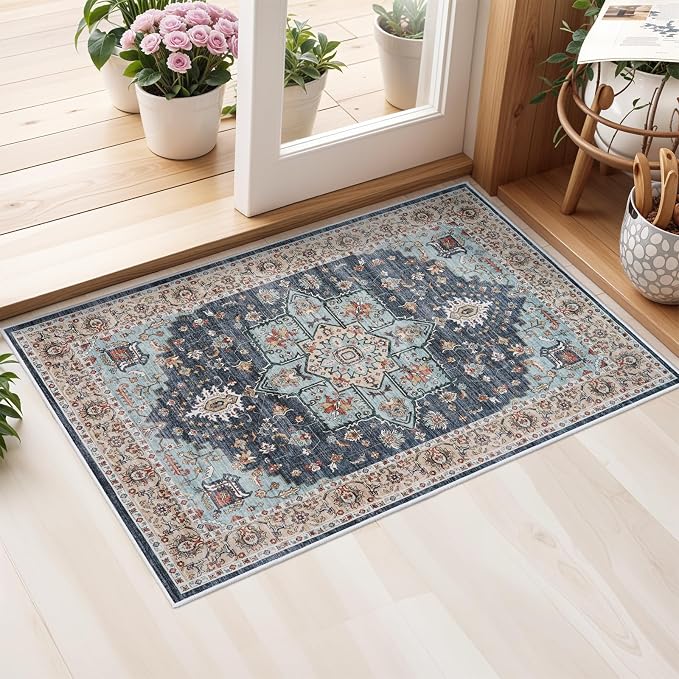 Washable Oriental Area Rug by TOPRUUG