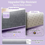 Amdrebio Light Purple Circle Round Rugs 4Ft - Image 7