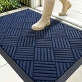 OLANLY Front Door Mat Outside Entrance 35x23, Heavy Duty Sturdy Natural Rubber by OLANLY