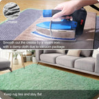 qulint 3x5 Area Rug for Bedroom, Fluffy Sage Green Rug for Living Room Cozy - Image 5