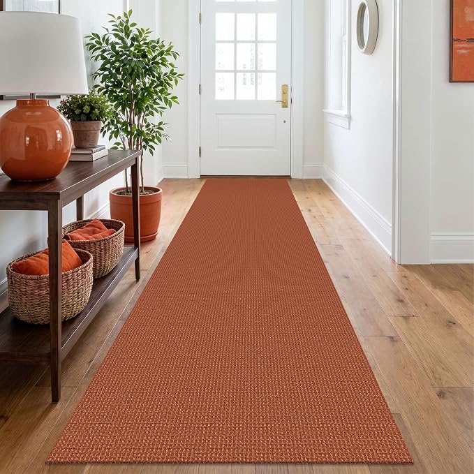 IOHOUZE Washable Runner Rug 2.6x10 Non Slip Rubber Backed Long Hallway Runner by iOhouze