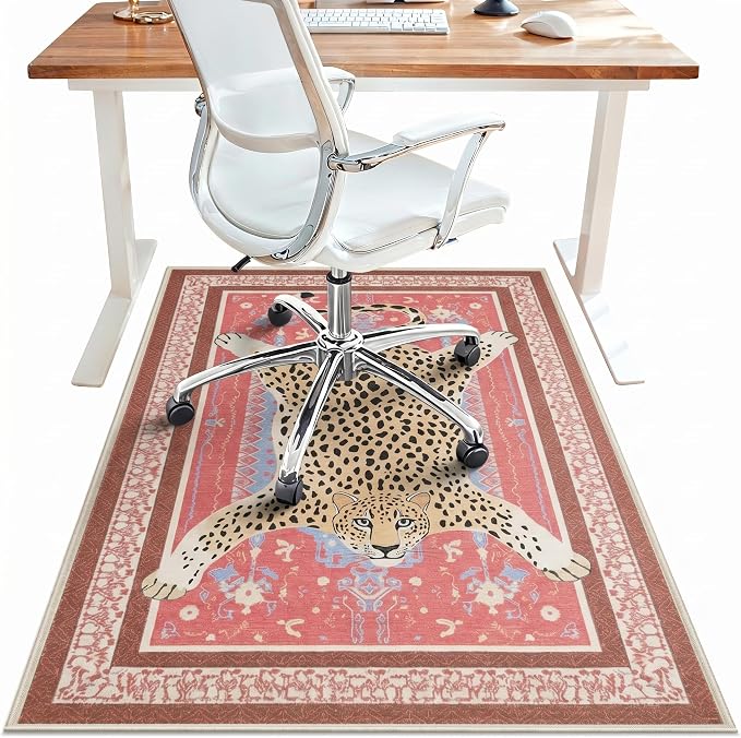 48"x72" Office Chair Mat for Hardwood Tile Floor, Under Desk Carpet Protector by BESBLEE