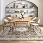 Vintage Living Room Square Area Rug 9x9 - Image 6