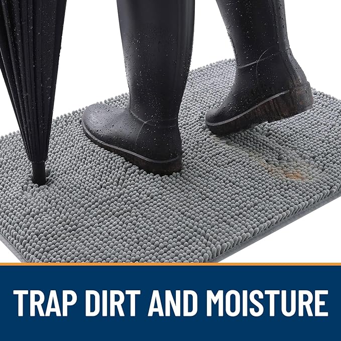 OLANLY Dog Door Mat for Muddy Paws 59x24, Absorbs Moisture and Dirt, Absorbent - Image 2