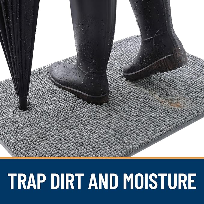 OLANLY Dog Door Mat for Muddy Paws 45x27, Absorbs Moisture and Dirt, Absorbent - Image 2