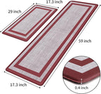 Mattitude Kitchen Mats Set of 2 Cushioned Rugs Anti-Fatigue Mats - Image 2