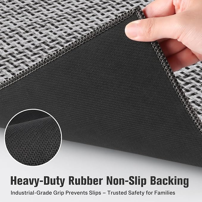 StepRite Kitchen Mats for Floor, Non-Slip Kitchen Rugs Set of 2 PCS, Super - Image 4
