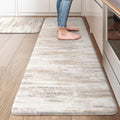 KIMODE Kitchen Mats Cushioned Anti Fatigue, Abstract Kitchen Rugs Sets of 2 by StayinComfortCookwithJoy
