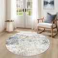 DMOYEST 4ft Round Area Rug Living Room Rugs by DMOYEST