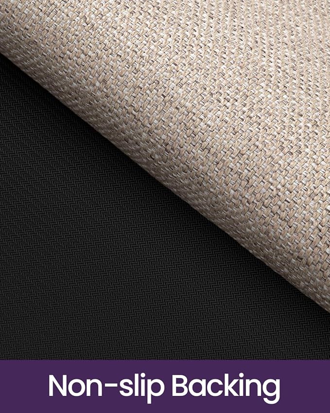 DEXI Ultra Thin Door Mat Indoor Entrance 35x56, Non Slip Rubber Backed Entryway - Image 6