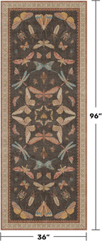 Hazo Haus Boho Runner Rug 3x8, Stain Resistant Indoor Carpet - Image 2