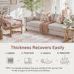 PureCozy Checkered Rug 6x9 Fluffy Shag Living Room Pink Area Rug Modern - Image 4