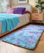 PAGISOFE Adorable Furry Rainbow Rugs - Image 4