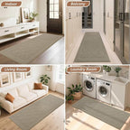 BEQHAUSE Dirt Trapper Door Mat 24" x 60", Doormat Non-Slip Entryway Rugs - Image 8