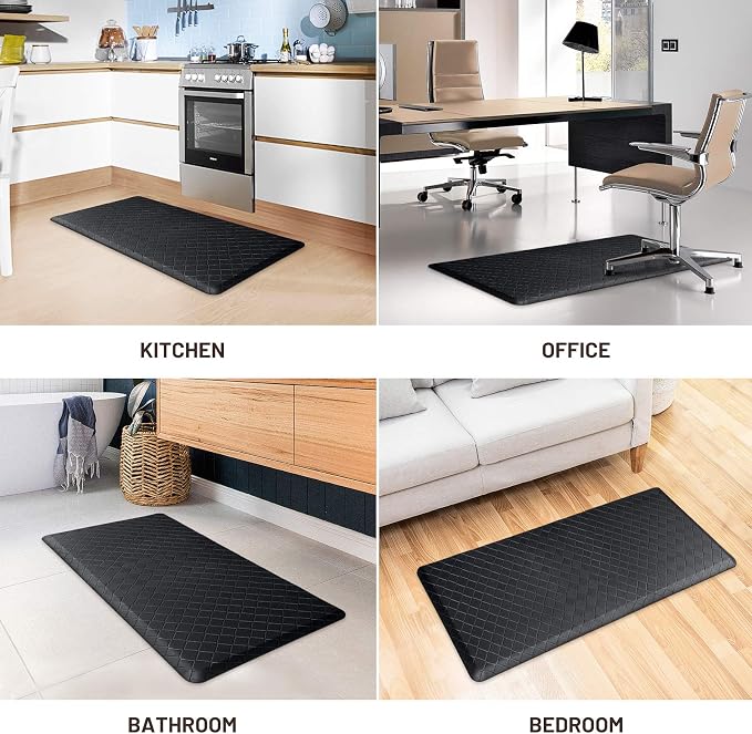 HappyTrends Kitchen Mat Cushioned Anti-Fatigue Kitchen Rug, Thick Waterproof - Image 7