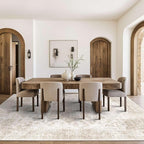 Rugxara 8x10 Washable Area Rug for Living Room, Extra Large Neutral Vintage - Image 3