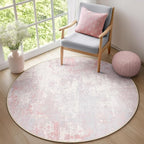 RELEANY Washable Area Rugs 4ft Non-Slip Modern Abstract Soft - Image 2