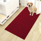 OLANLY Dog Door Mat for Muddy Paws 44x24, Ultra Absorbent Chenille Mud Doormat by OLANLY